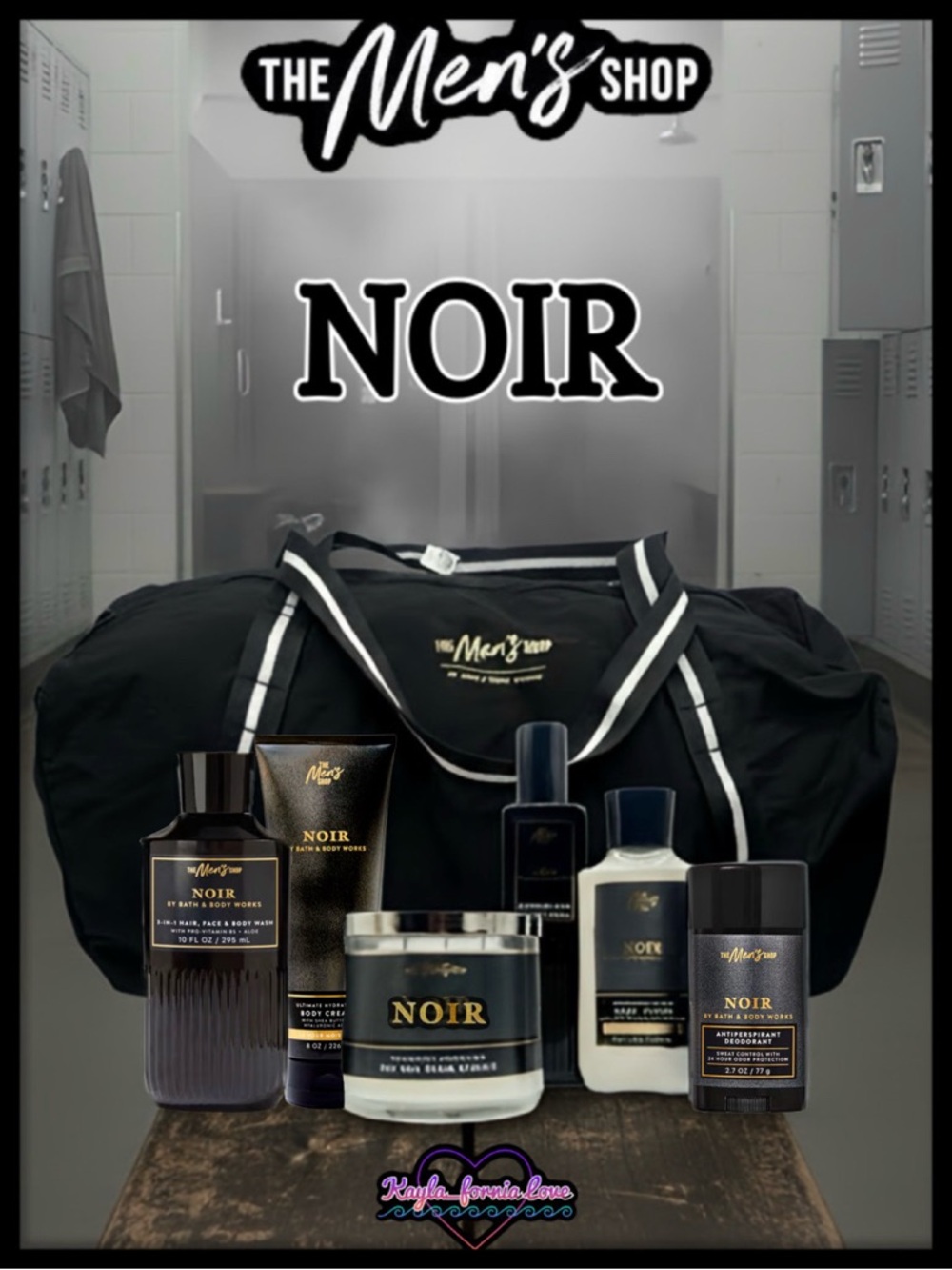 NWT BBW Noir Limited Edition ✨ Father’s Day Gift Set | Upgraded 7 Pc + Tote